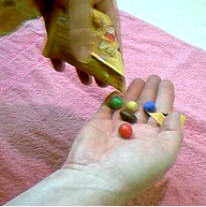 Magicians eye view of trick.