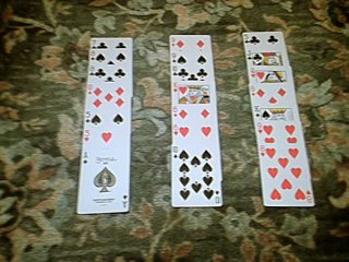 Cards in columns picture