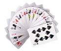 Card fan image showing a cool card flourish sleight of hand.