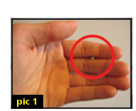 Coin spin trick, showing hidden magnet.