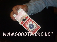 Cards are placed back inside the packet