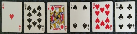Spelling magic card trick image.