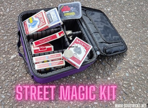 Cool street magic can be performed with everyday objects such as cards and coins