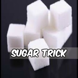 Photo of sugar cubes linking to speedy magic illusion.