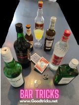 Useful bar items and props to use with bar tricks.