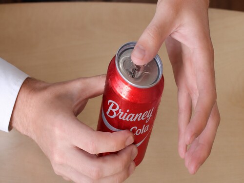 Coin Through Can Trick