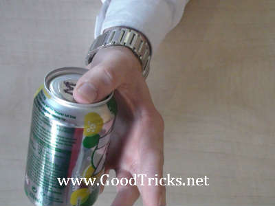 Moving the coin to the opening