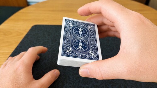 Spectator's selected card controlled to the top of the deck