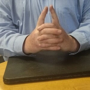 Fingers are irresistibly pulled together.