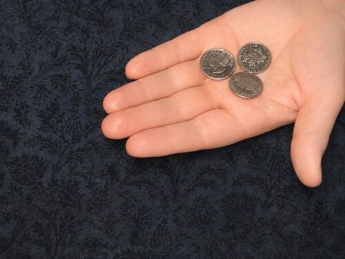 Foiled Coin Vanish Trick