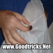 Vanish A Coin In Handkerchief.