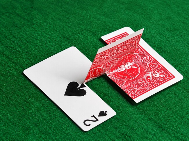 Completed Hypercard playing card illusion
