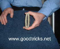 When the two half packs are put back together, a small arch can be seen.
