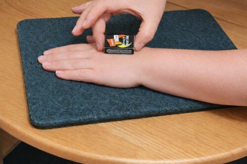Matchbox drawer closing around a small fold of skin