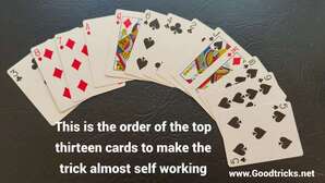 A favorite magic trick of many magicians.